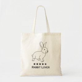 Bolsa Tote Rabbit Lover, Design simples