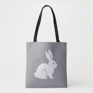 Bolsa Tote Rabbit Vetor Art Animal Modern Urban City Graphic