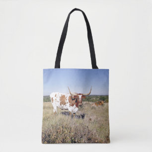Bolsa Tote Raça de Texas Longhorn (foto)