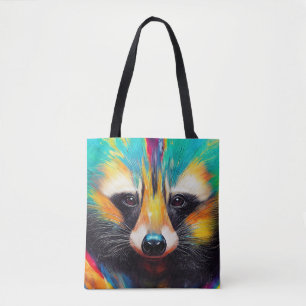 Bolsa Tote Raccoon Animal Discovery Adventure Planet
