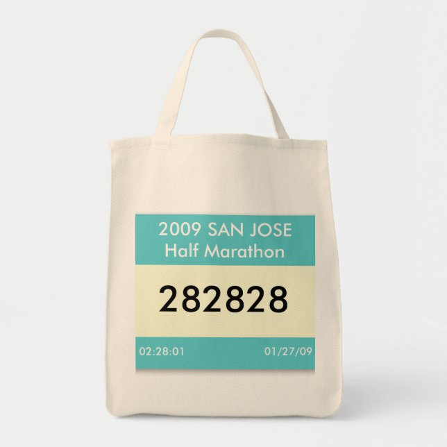 Bolsa Tote Race Bib Bag Modelo (Frente)