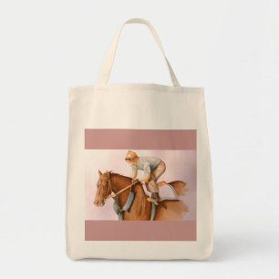 Bolsa Tote Race Horse e Jockey