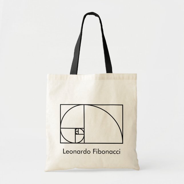 Bolsa Tote Rácio de ouros Fibre Channel - arte matemática úni (Frente)