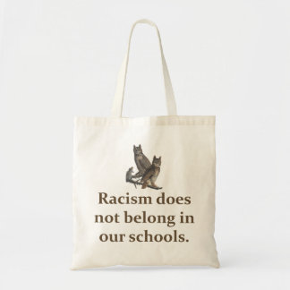 Bolsa Tote Racismo Não Pertence - Citação da Educação