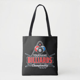 Bolsa Tote Rack de Piscina de Bola 8 Billiards de NOME Person
