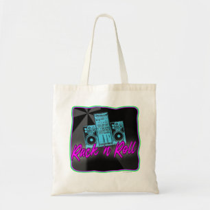 Bolsa Tote Rack e Roll - Slogan de Retro Estéreo Epic