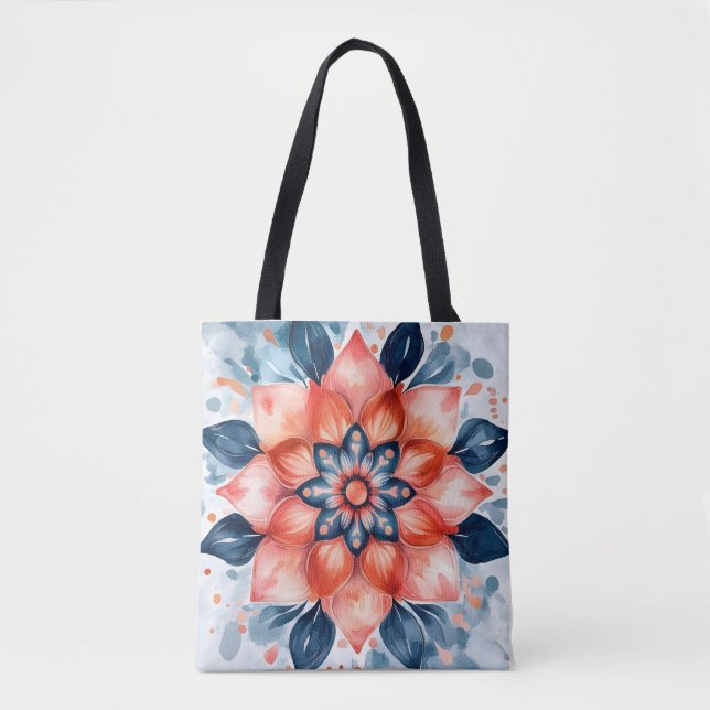 Bolsa Tote Radiância em Aquarela (Frente)