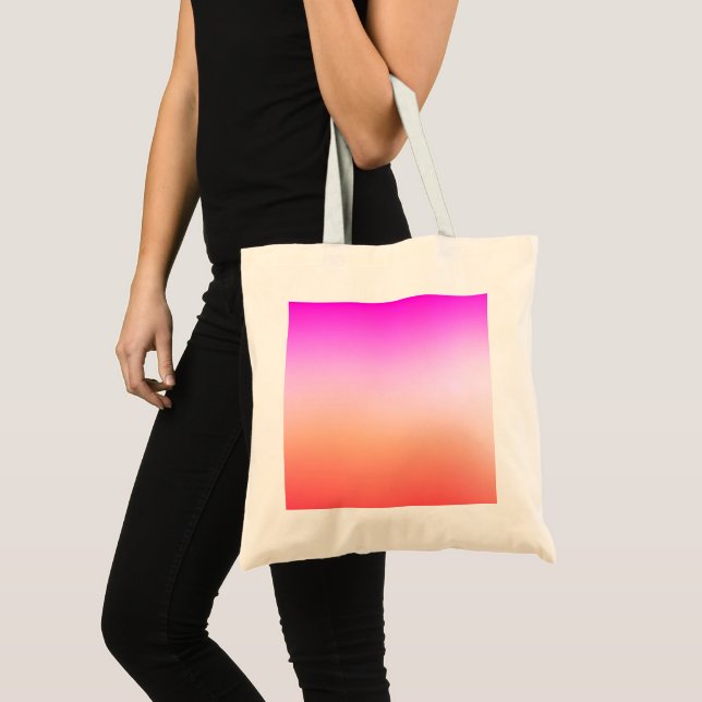 Bolsa Tote Radiant Pastel Sunset Gradient (Frente (produto))