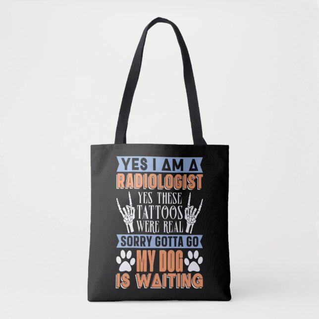 Bolsa Tote Radiologista Sim Sou Radiologista Radiologista Tec (Frente)