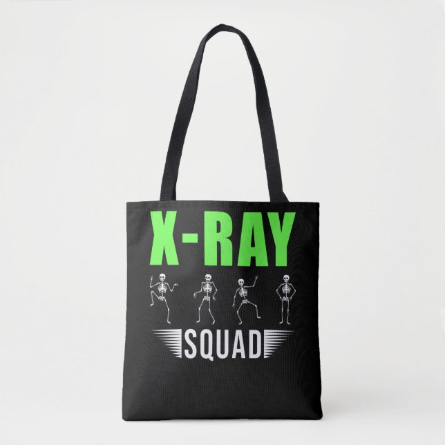 Bolsa Tote Radiology Xray Skeletons Funny Radiologist Squad (Frente)