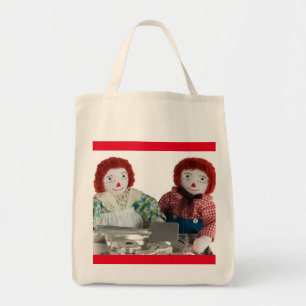 Bolsa Tote Raggedy Ann & Andy Assar Cookies