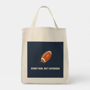 Bolsa Tote "Râguebi Mãe, Não Super Mãe" AMOR RUGBY