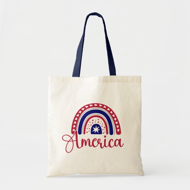 Bolsa Tote Rainbow America (Frente)