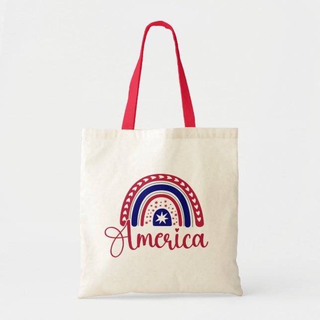 Bolsa Tote Rainbow America (Frente)