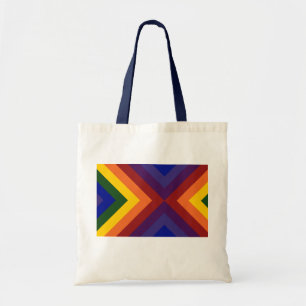 Bolsa Tote Rainbow Chevrons