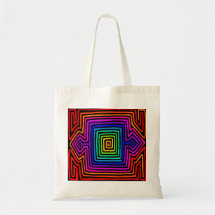 Bolsa Tote Rainbow Kuna Indian Mola