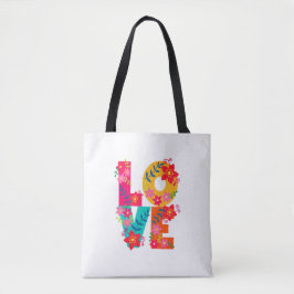 Bolsa Tote Rainbow Love