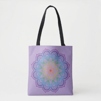 Bolsa Tote Rainbow mandala