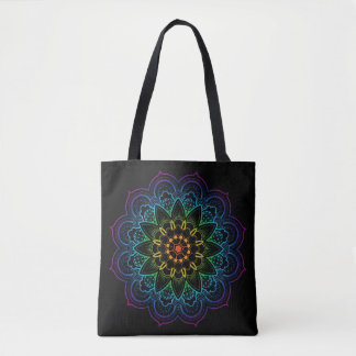 Bolsa Tote Rainbow mandala