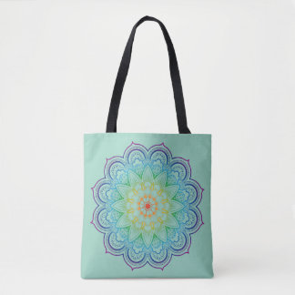 Bolsa Tote Rainbow mandala