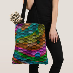 Bolsa Tote Rainbow Mermaid Scales