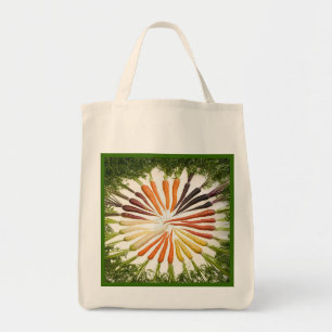 Bolsa Tote Rainbow Multicolored Carrots