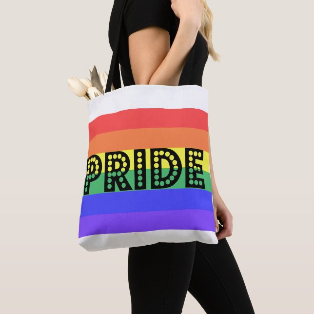 Bolsa Tote Rainbow Pride (Close Up)