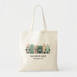 Bolsa Tote Rainbow Row Charleston Carolina do Sul Tote Bag