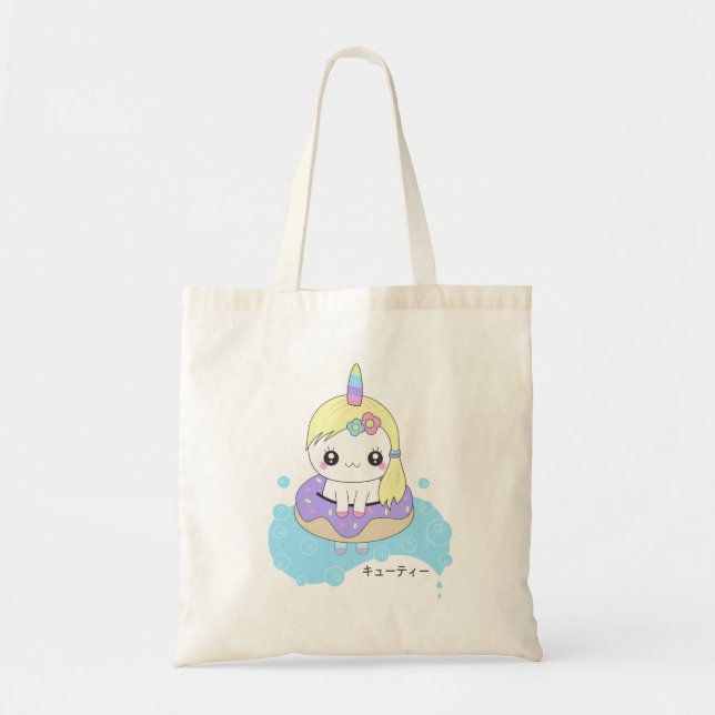 Bolsa Tote Rainbow Unicorn (Frente)