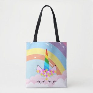 Bolsa Tote Rainbow Unicorn no Sky Toddler