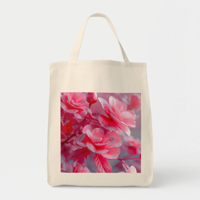 Bolsa Tote Raindrop Blush Cor-de-Rosa (Frente)
