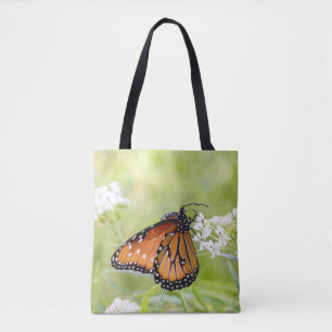 Bolsa Tote Rainha Borboleta Arompendo em Milkweed