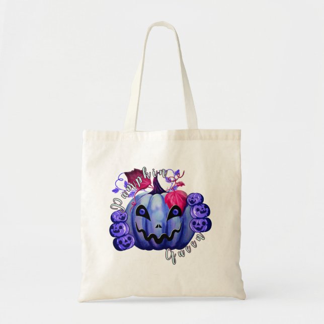 Bolsa Tote rainha da abóbora (Frente)