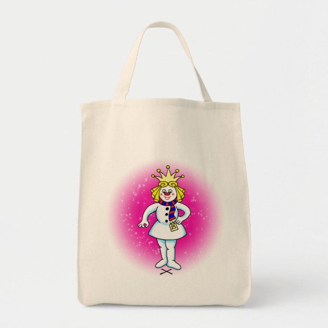 Bolsa Tote Rainha da Neve (Frente)