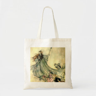 Bolsa Tote "Rainha das Fadas" por Arthur Rackham