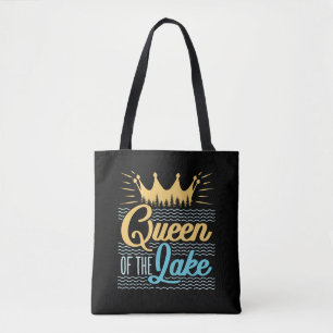 Bolsa Tote Rainha das Mulheres do Lago Verão ao Ar Livre