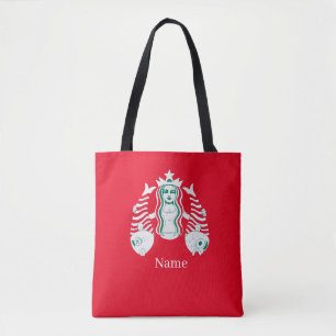 Bolsa Tote Rainha de Coroa Estelar Sereia Thunder_Cove 