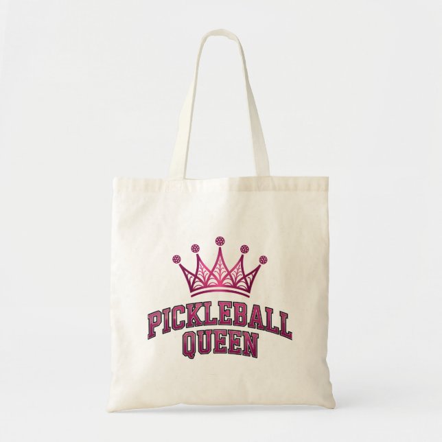 Bolsa Tote Rainha de Picleball (Frente)