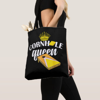Bolsa Tote Rainha do Cornhole Saco de Feijão Cornhole Engraça