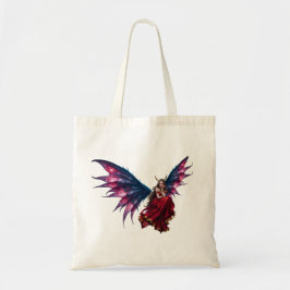 Bolsa Tote Rainha Fada de Fantasia Sombria com Asas de Borbol