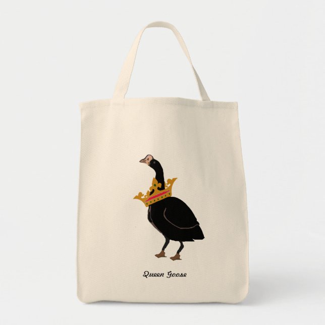 Bolsa Tote Rainha Goose (Frente)