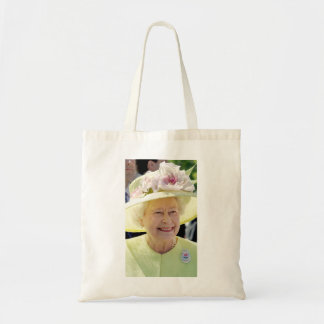Bolsa Tote Rainha Isabel II em Turquesa Hat Professiona