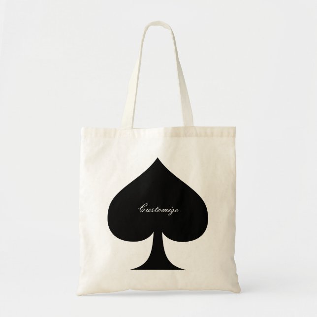 Bolsa Tote Rainha Negra de Espadas Negra Thunder_Cove (Frente)