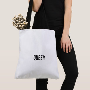 Bolsa Tote Rainha Texto Impresso Tamanho Grande Ombro Compras
