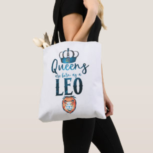 Bolsa Tote Rainhas nascem como um Signo do Zodíaco de LEÃO Ju