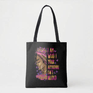 Bolsa Tote Rainhas Negras Damas Africanas Curly Afro Natural