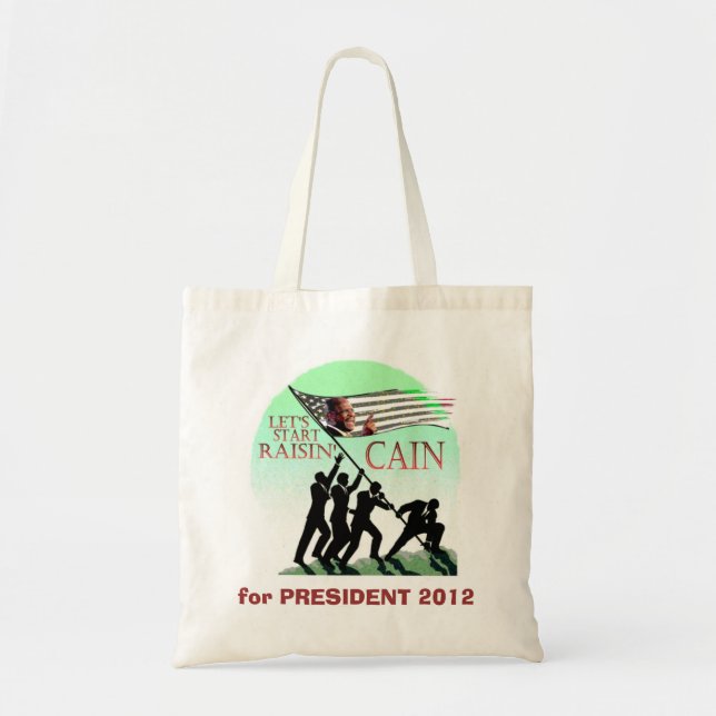 Bolsa Tote Raisin Cain para o presidente (Frente)