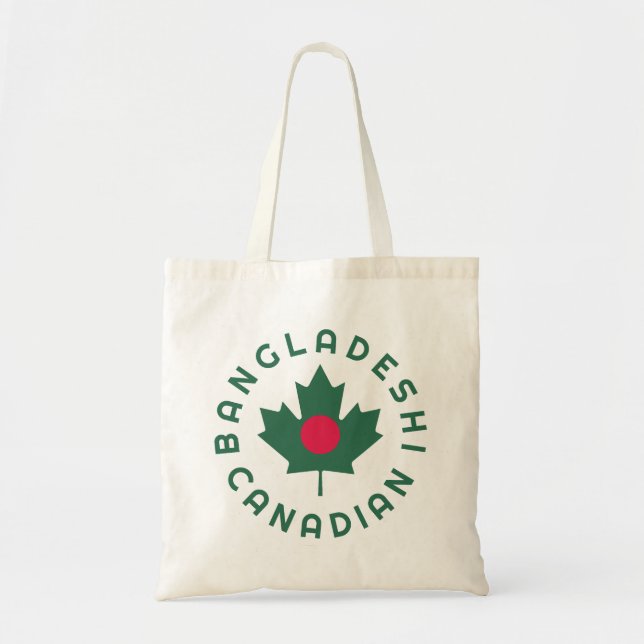Bolsa Tote Raízes de Bangladesh Canadense (Frente)