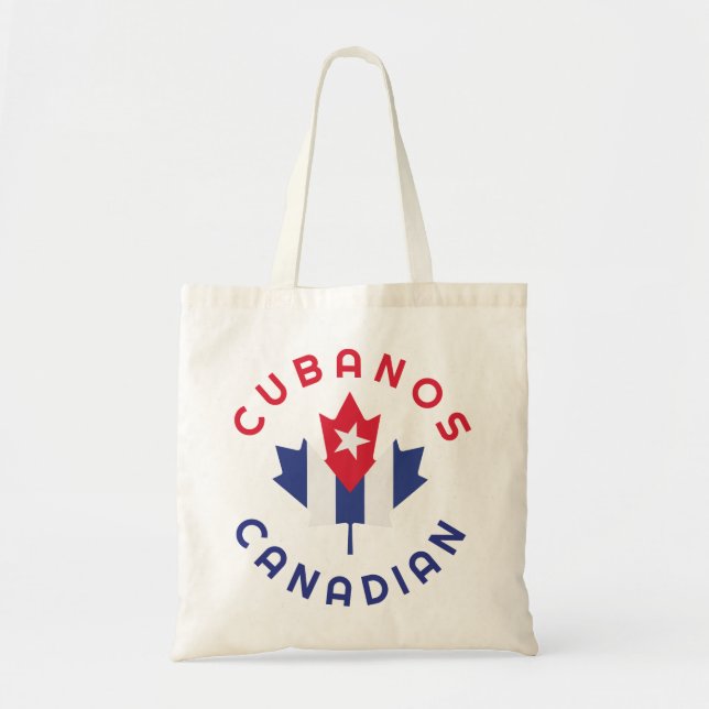 Bolsa Tote Raízes de Cubanos Canadenses (Frente)