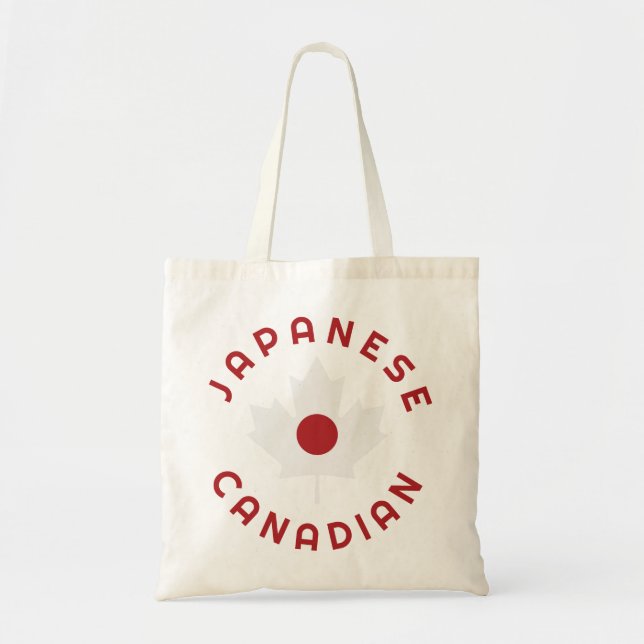 Bolsa Tote Raízes Japonesas Canadenses (Frente)